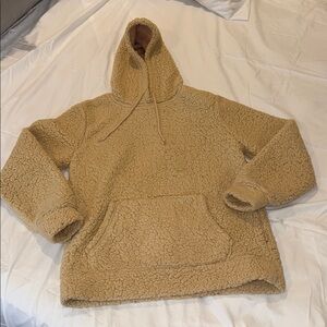 Cozy Tan Sherpa Hoodie